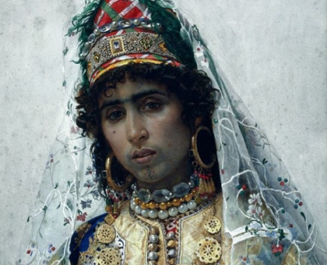 Portraits of Moroccans by Spanish artist José Tapiro y Baro (1830-1913)
