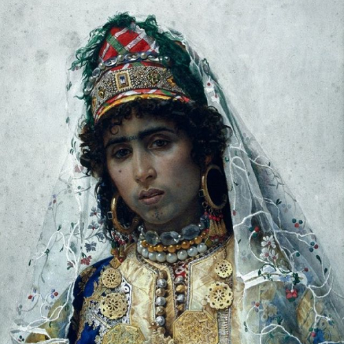 Portraits of Moroccans by Spanish artist José Tapiro y Baro (1830-1913)