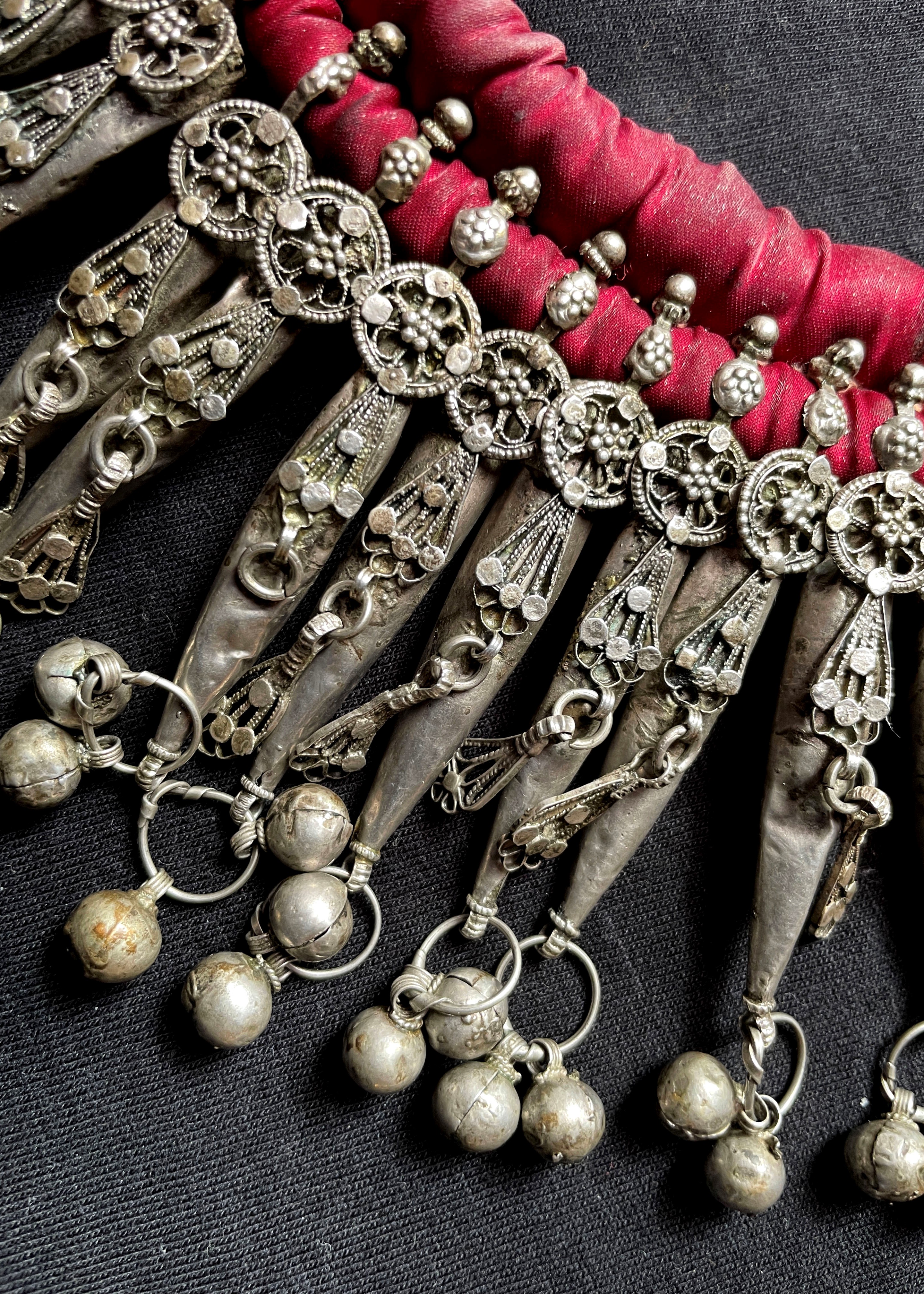 Yemen wedding necklace detail