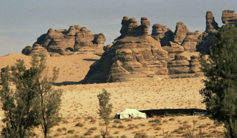 Bedouin tented camp, near Al Ula, Saudi Arabia 